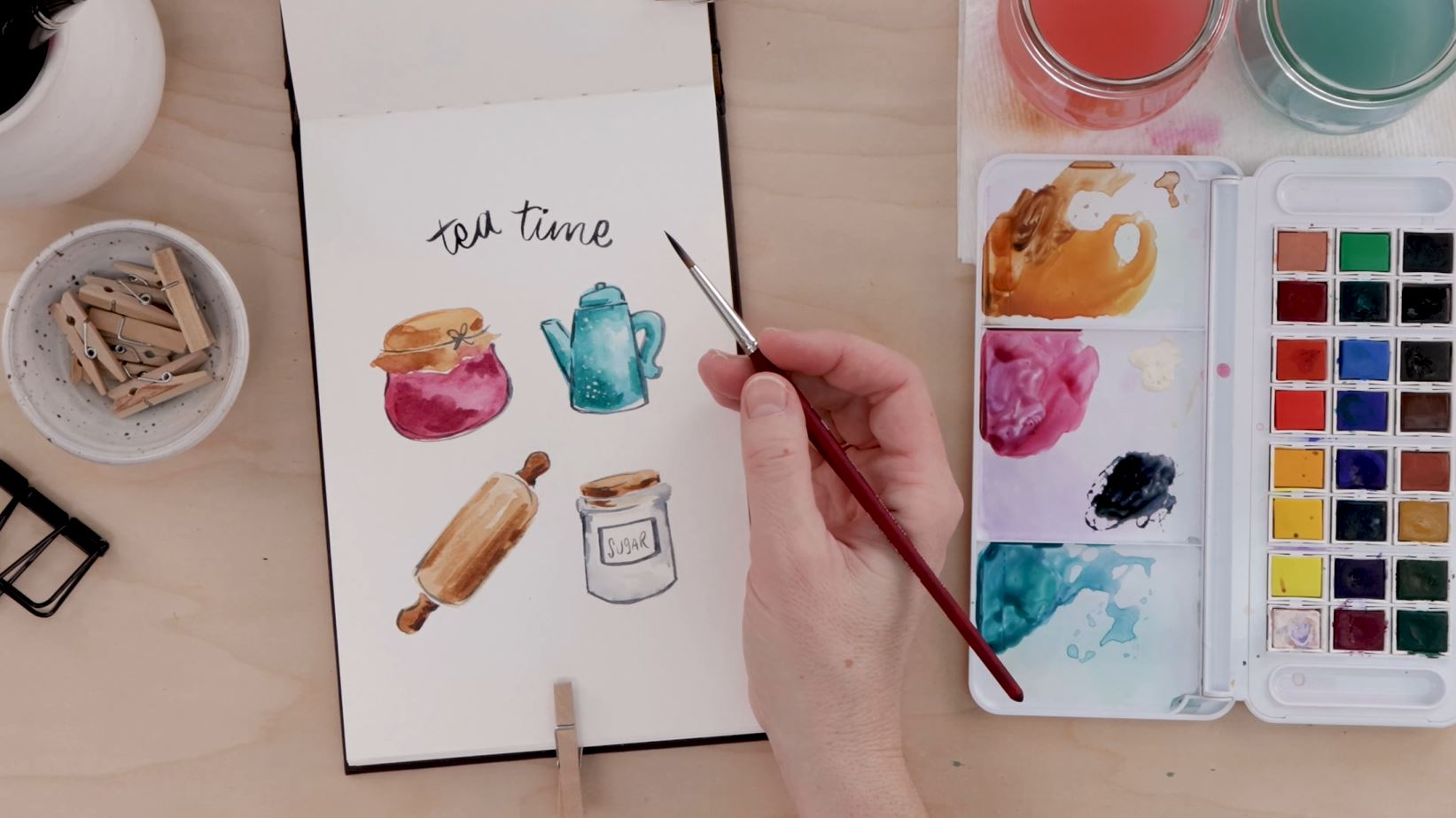 Watercolor Doodling with Artist Shayda Campbell